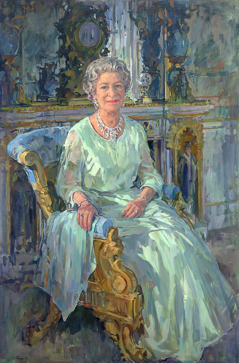 Hare Majesteit de Koningin, 1996 door Susan Ryder