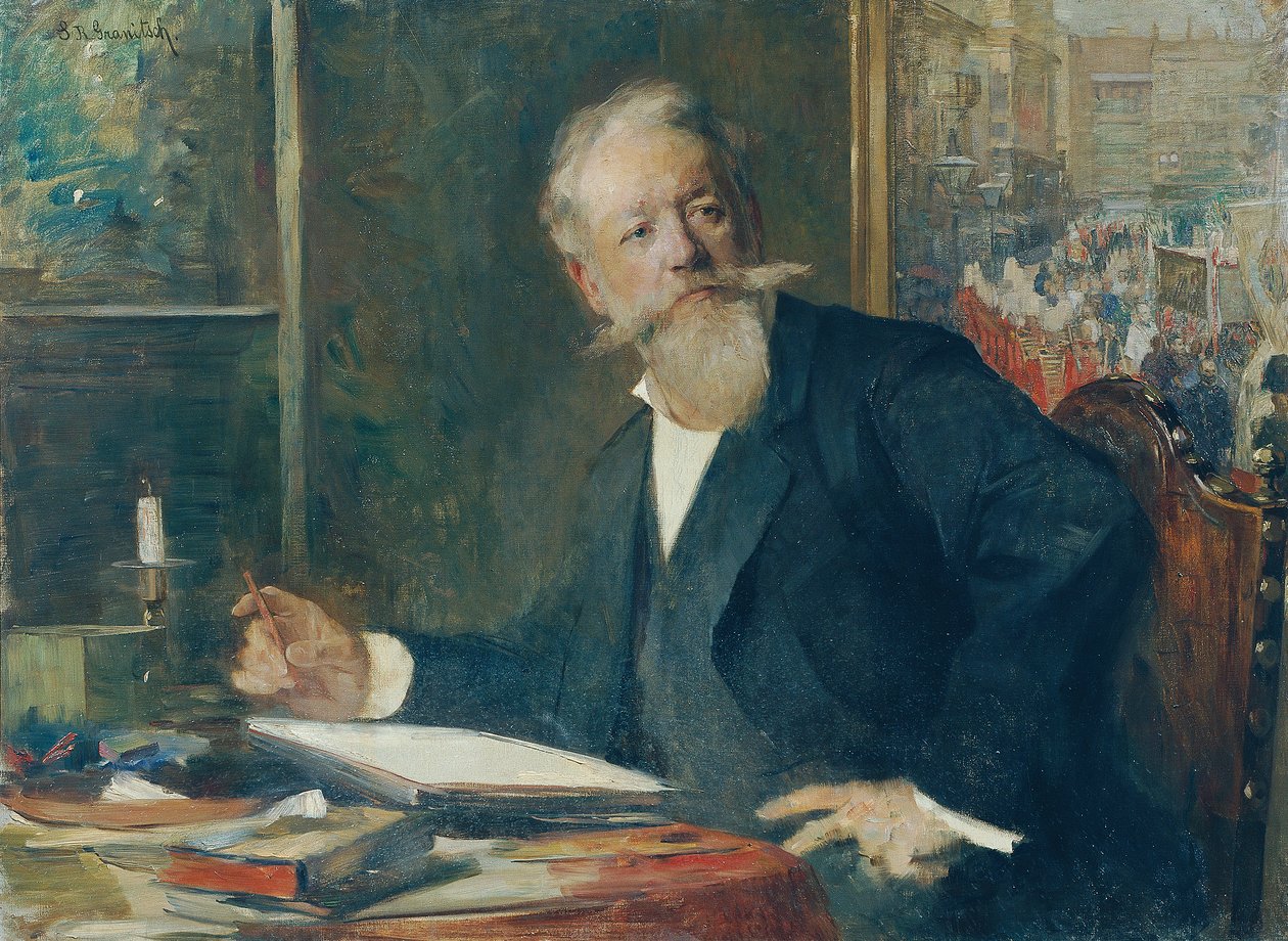 De schilder Karl Karger door Susanne Renate Granitsch