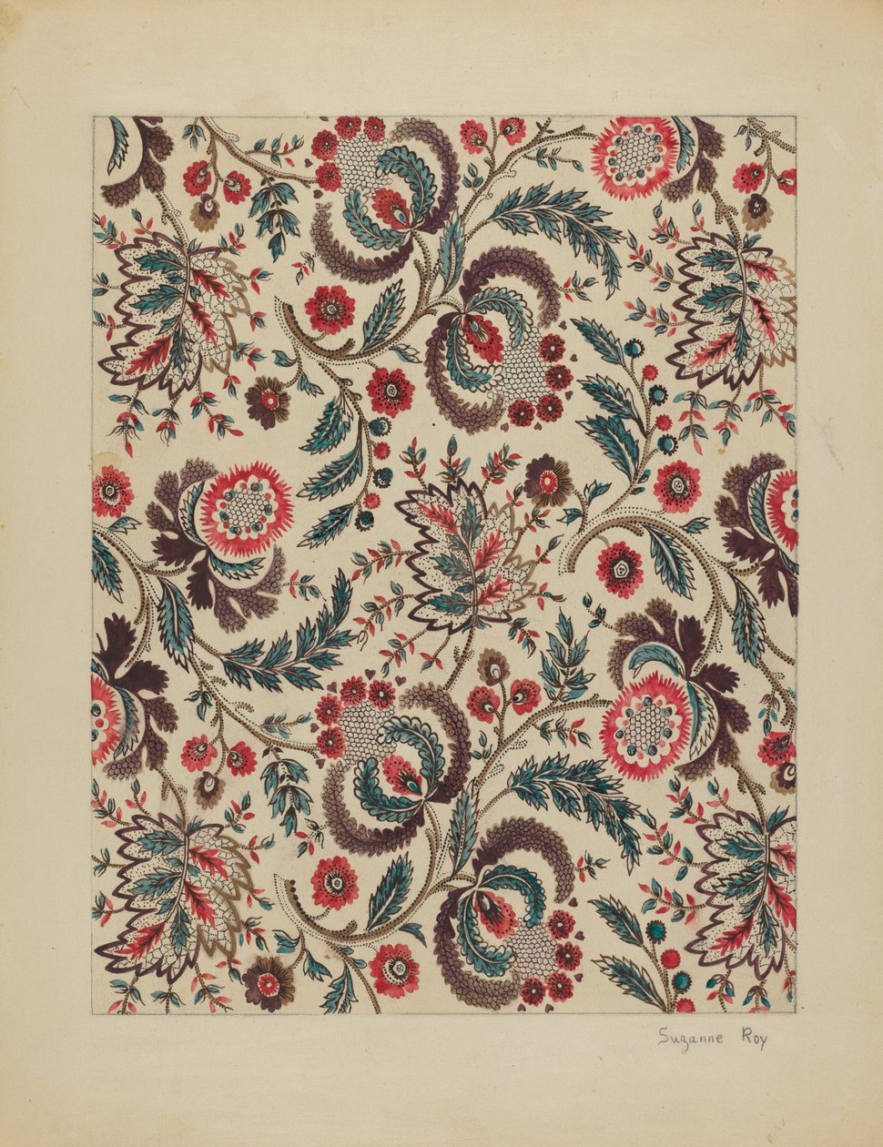 Chintz, ca. 1936 door Suzanne Roy