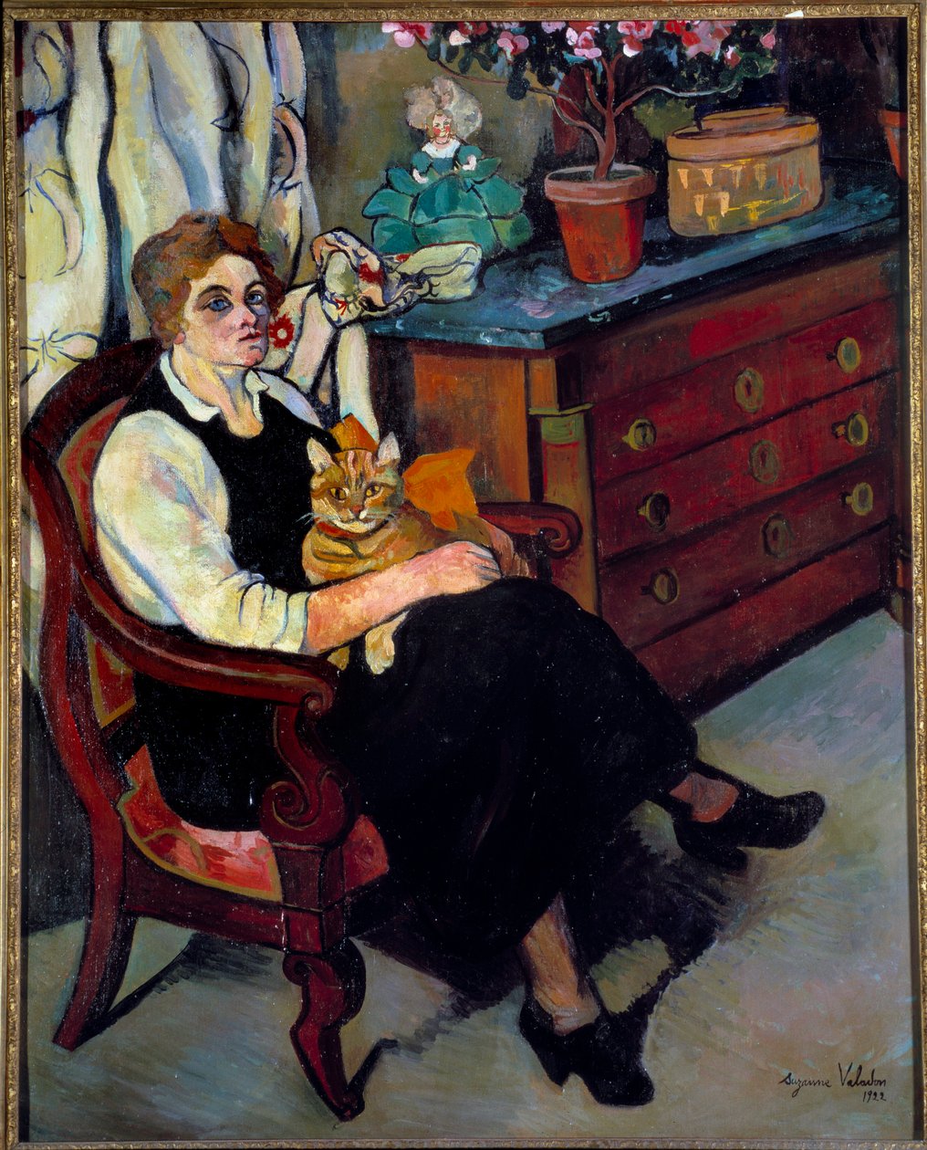Miss Lily Walton door Suzanne Valadon