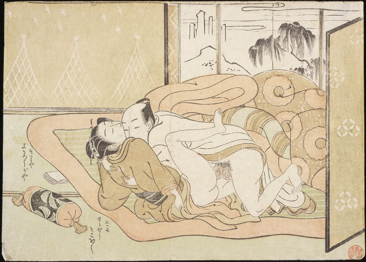 Geliefden door Suzuki Harunobu