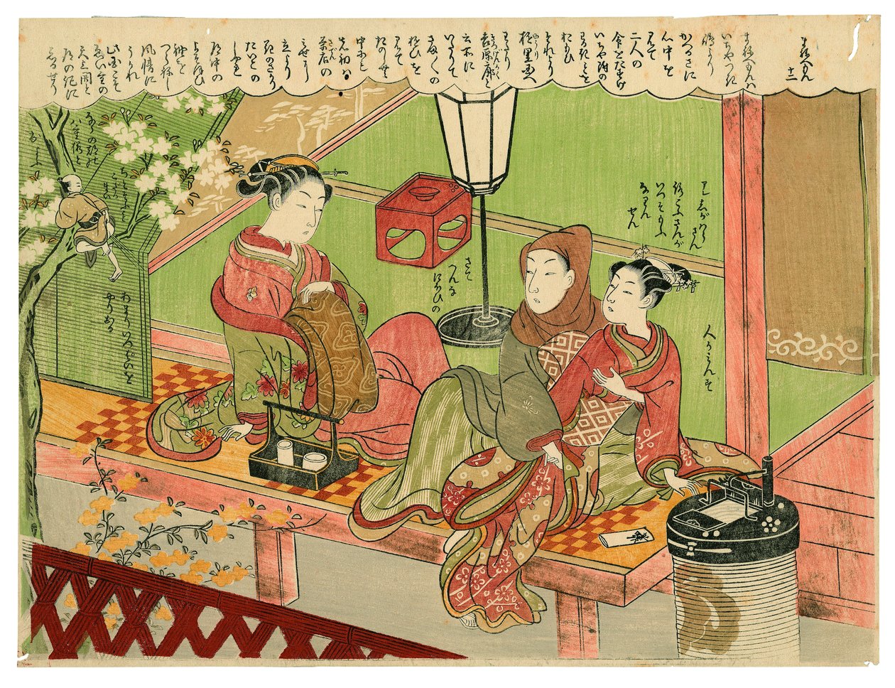 Nummer 12 door Suzuki Harunobu