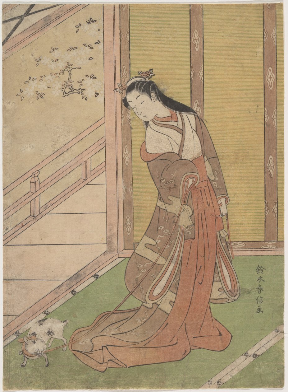 Onna San no Miya (de derde prinses) door Suzuki Harunobu