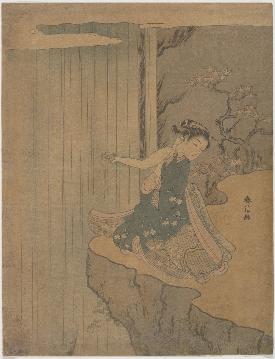 Parodie op de legende van Kyoyu en Sofu door Suzuki Harunobu
