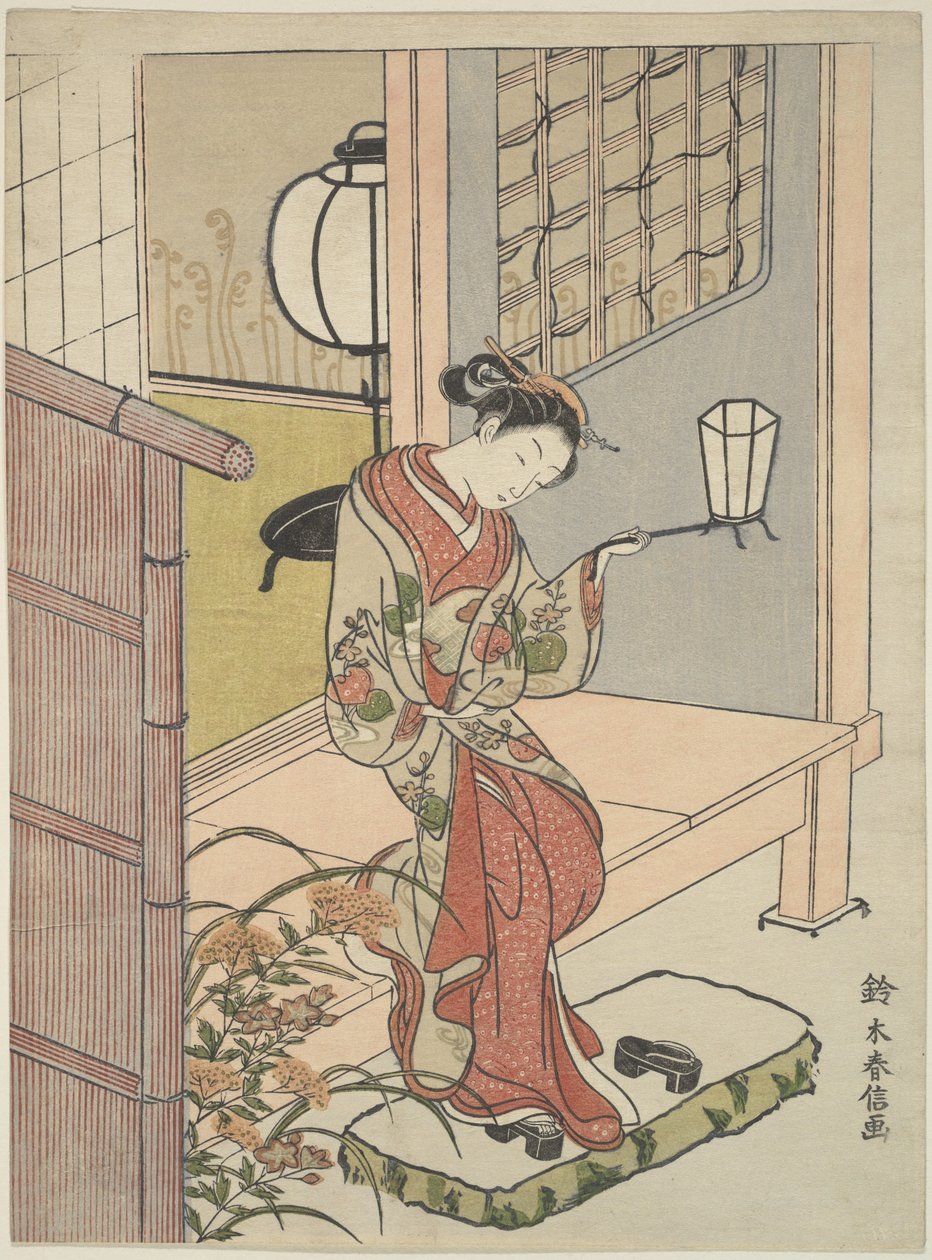 Prent door Suzuki Harunobu
