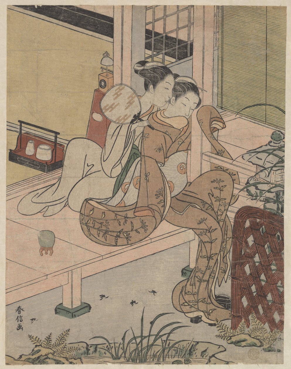 De roddelaars door Suzuki Harunobu