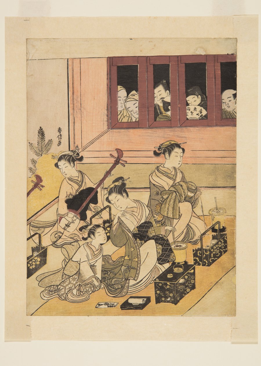De Wachters en de Geobserveerden door Suzuki Harunobu