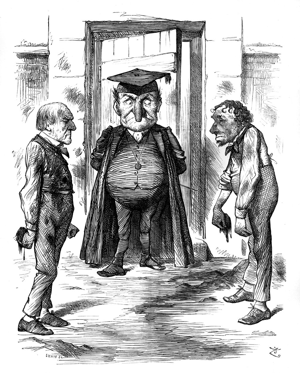 Een slecht voorbeeld, 1878 door Swain