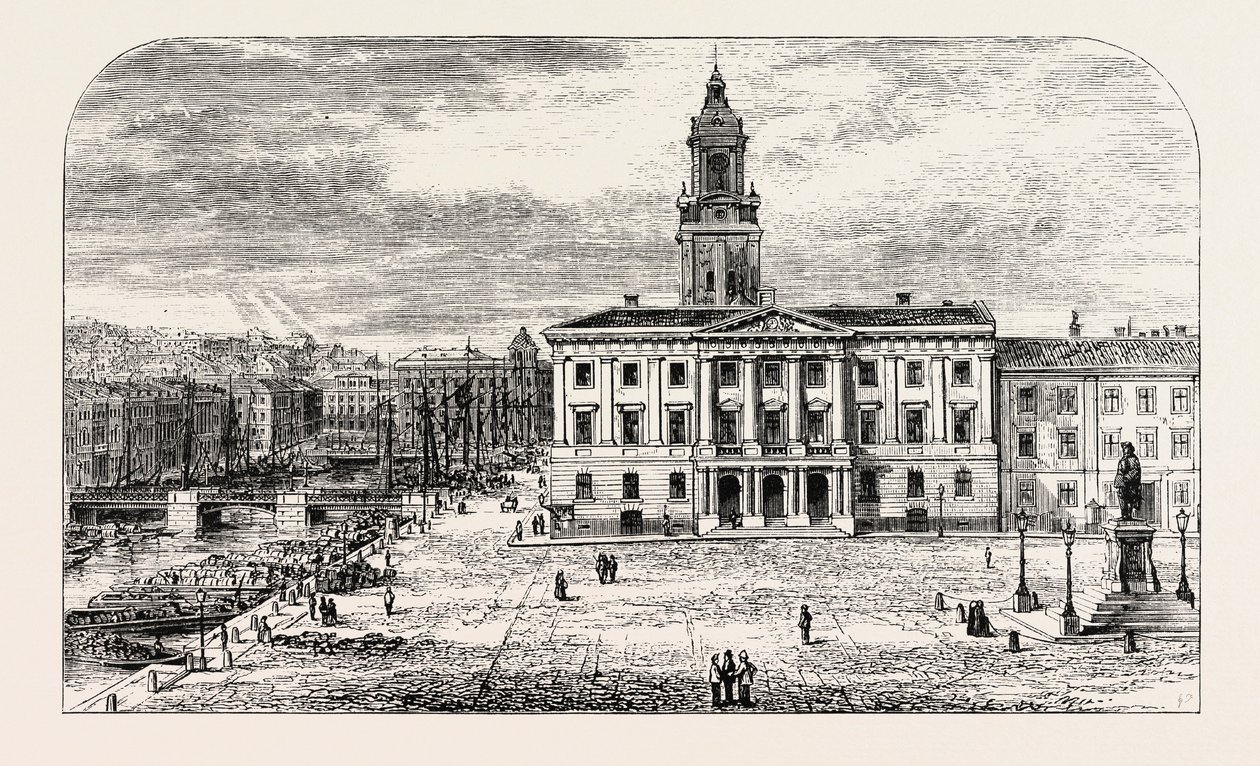 Göteborg, Zweden (gravure) door Swedish School