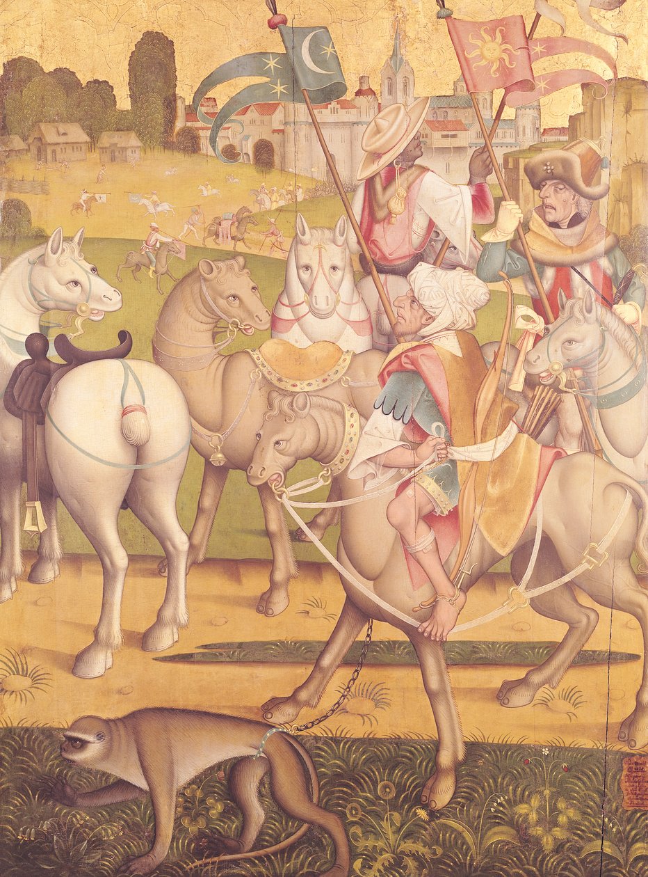 De cavalcade van de wijzen, c.1460 door Swiss School