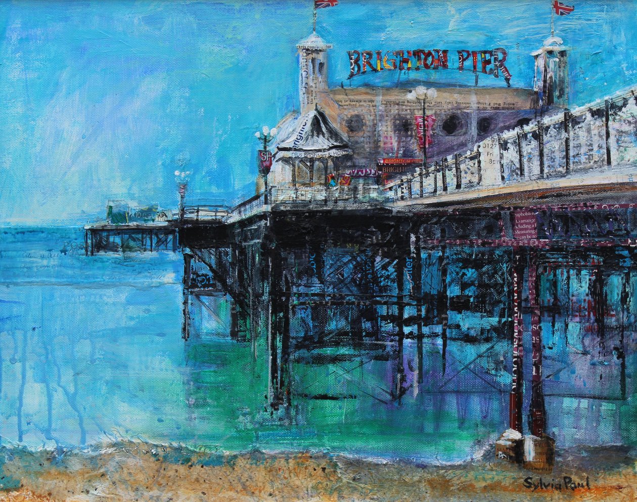 Brighton Pier door Sylvia Paul