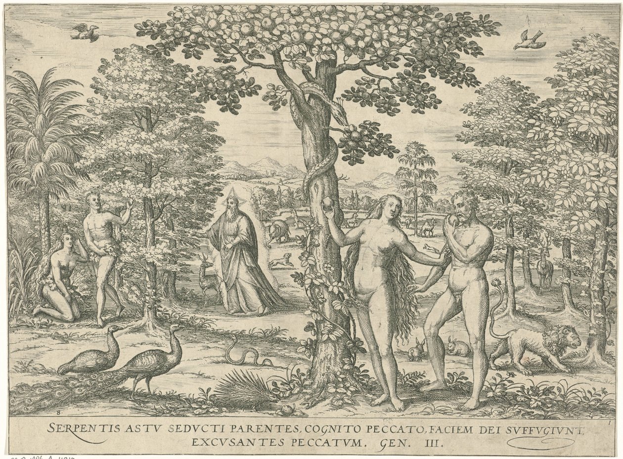 Zondeval door Symon Novelanus (attributed to)