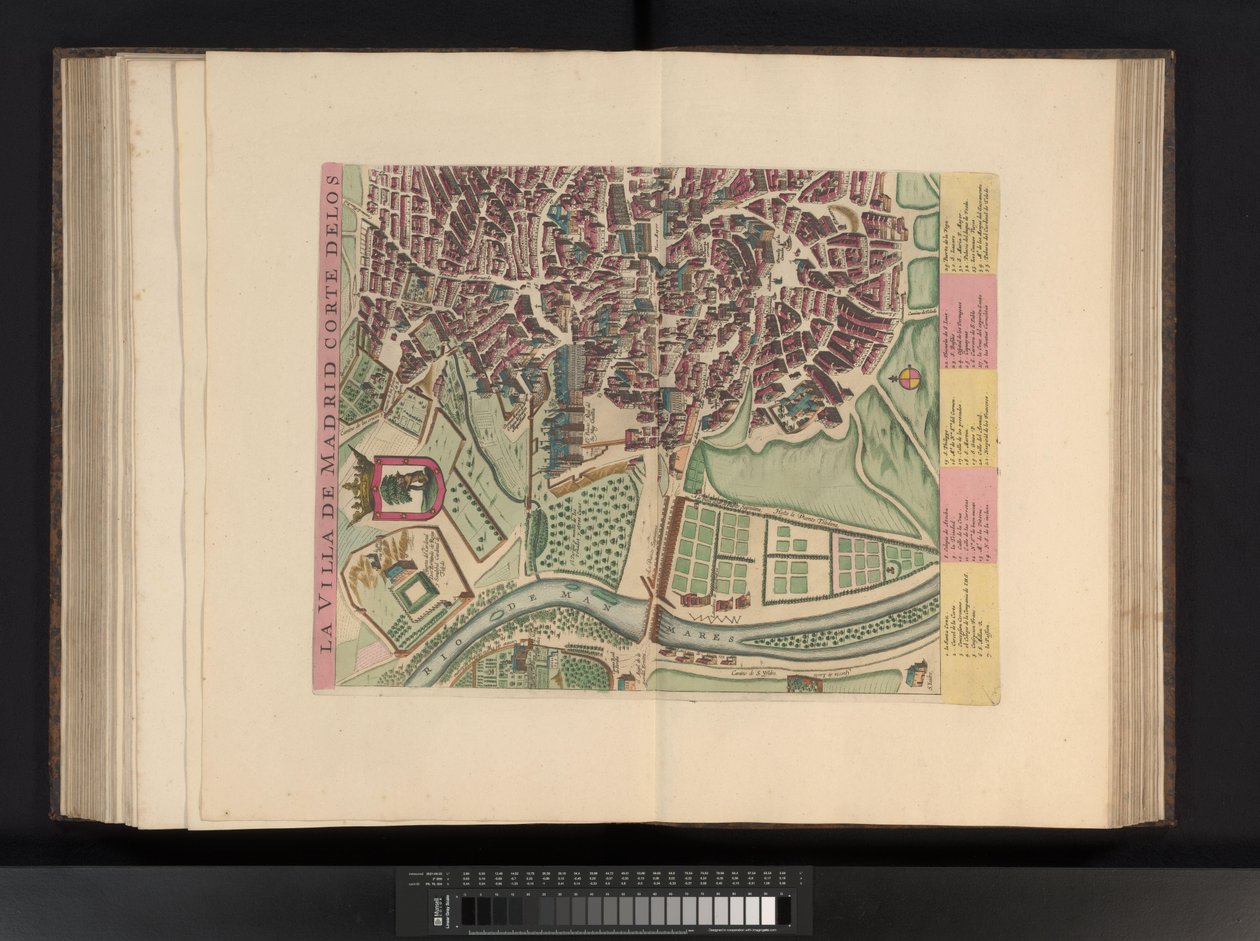 Gezicht op de plaats Vélez-Málaga door Symon Novelanus (possibly)