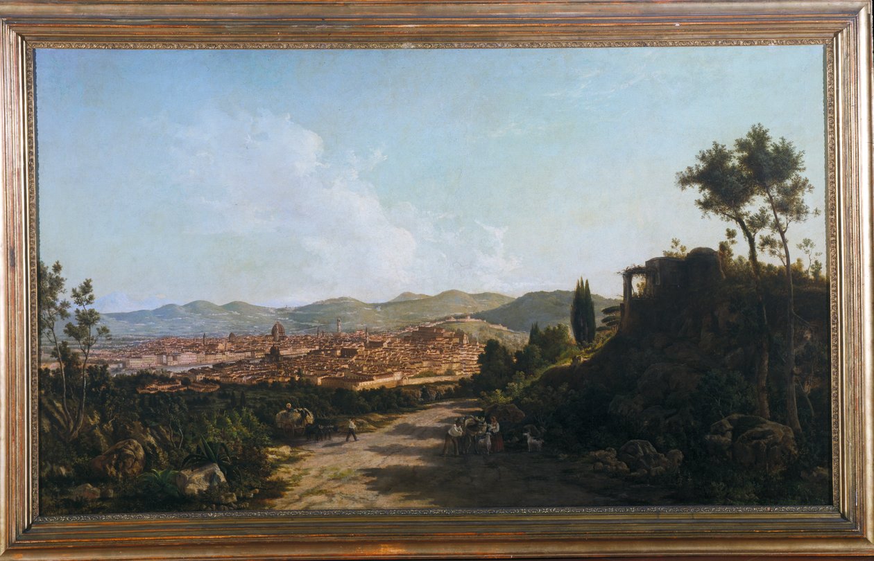 Uitzicht op Florence vanaf Bellosguardo door T. Smith