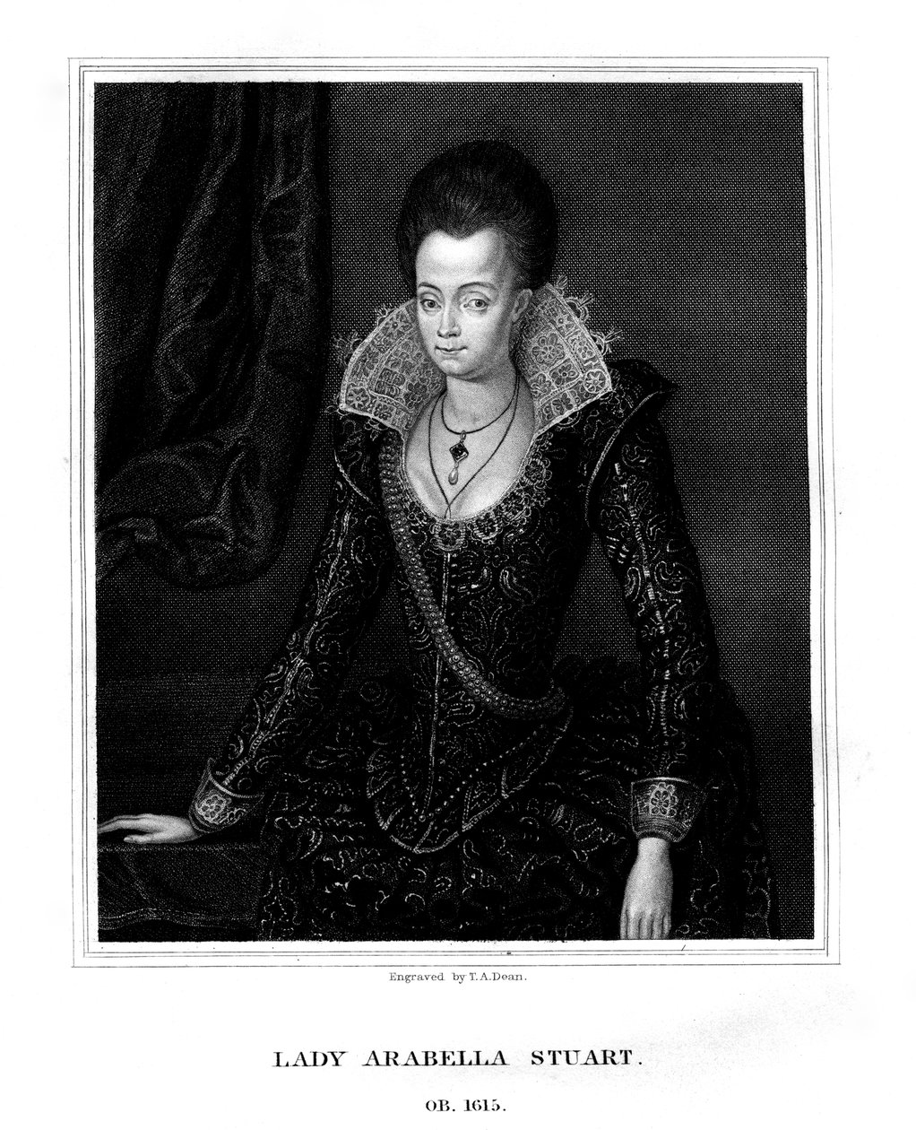 Lady Arabella Stuart, Hertogin van Somerset door T. A. Dean
