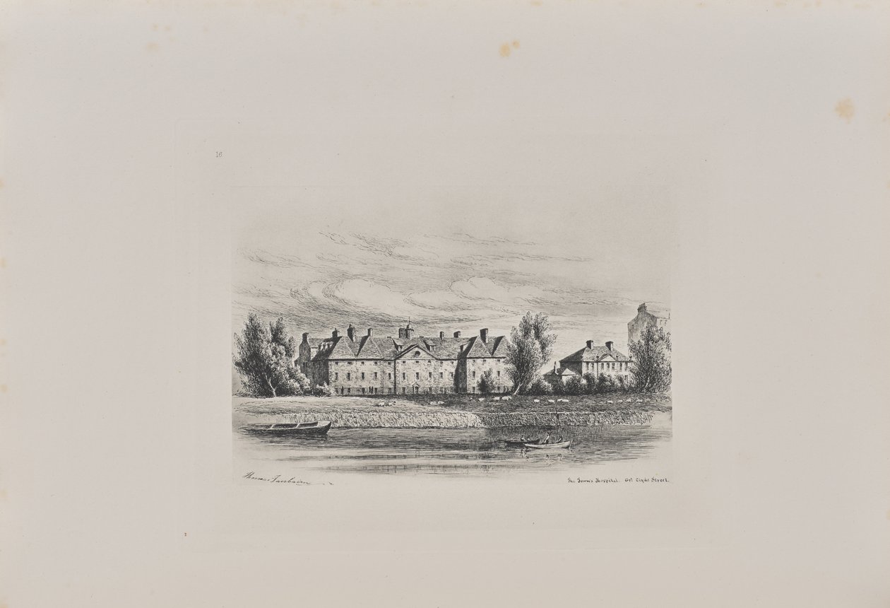 Het ziekenhuis van de oude stad, Great Clyde Street door T. and R. Annan and Sons