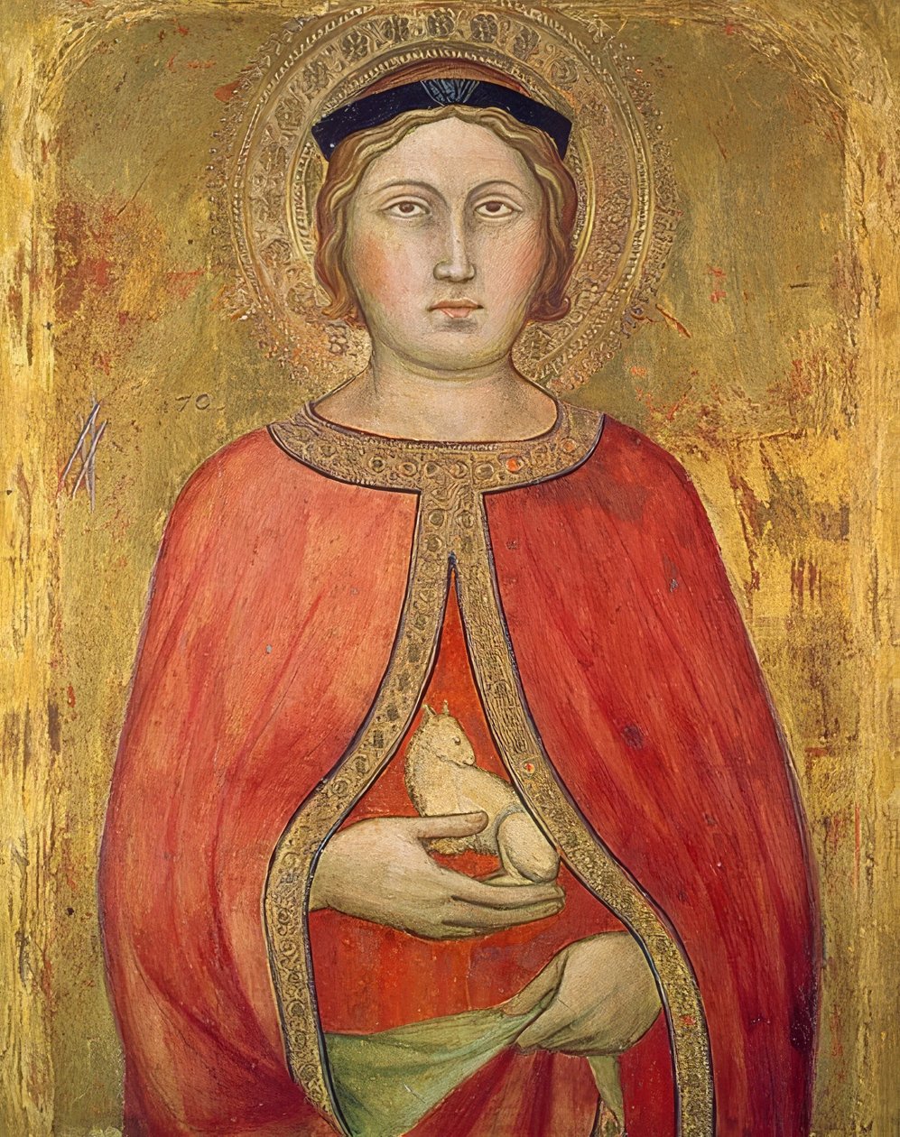 De Heilige Agnes door Taddeo di Bartolo