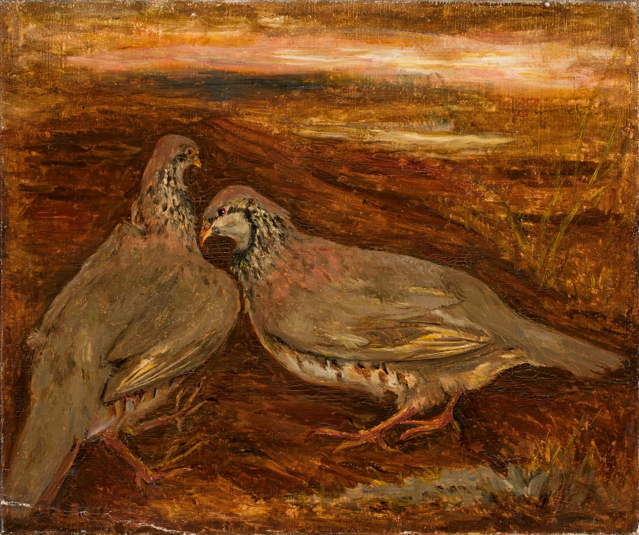 Twee vogels door Tadeusz Makowski