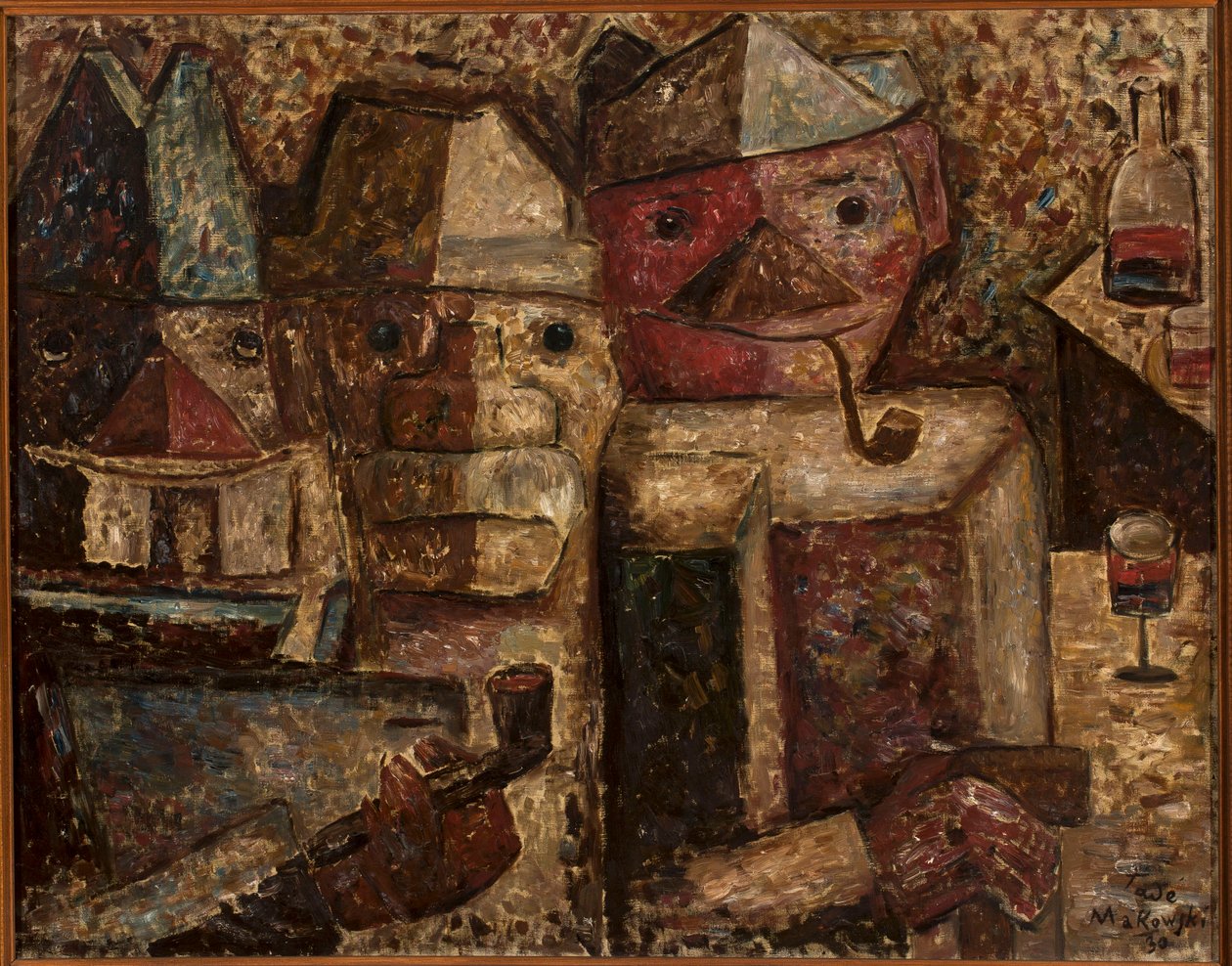 De Buvette door Tadeusz Makowski