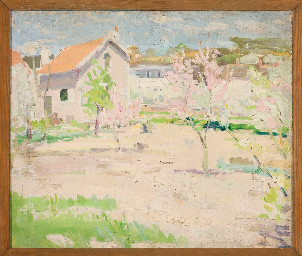 Lente-landschap door Tadeusz Makowski