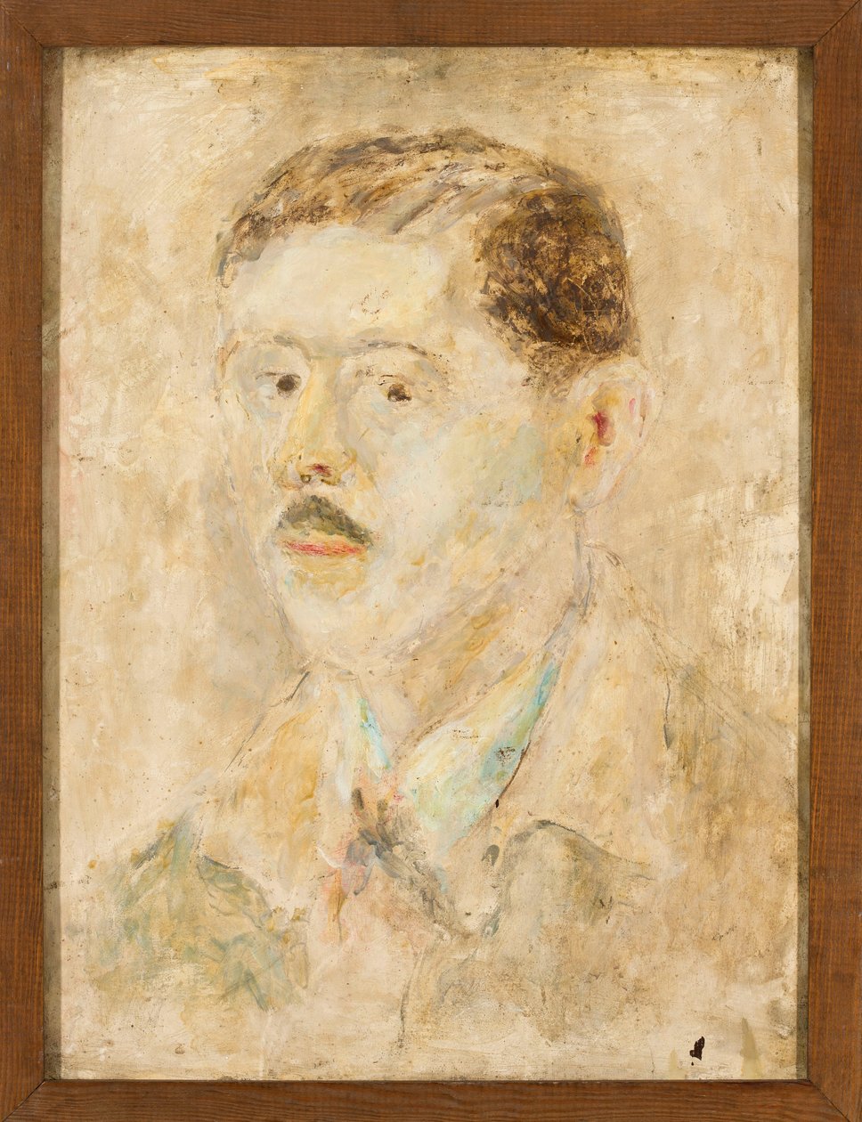 Portret van een man door Tadeusz Makowski