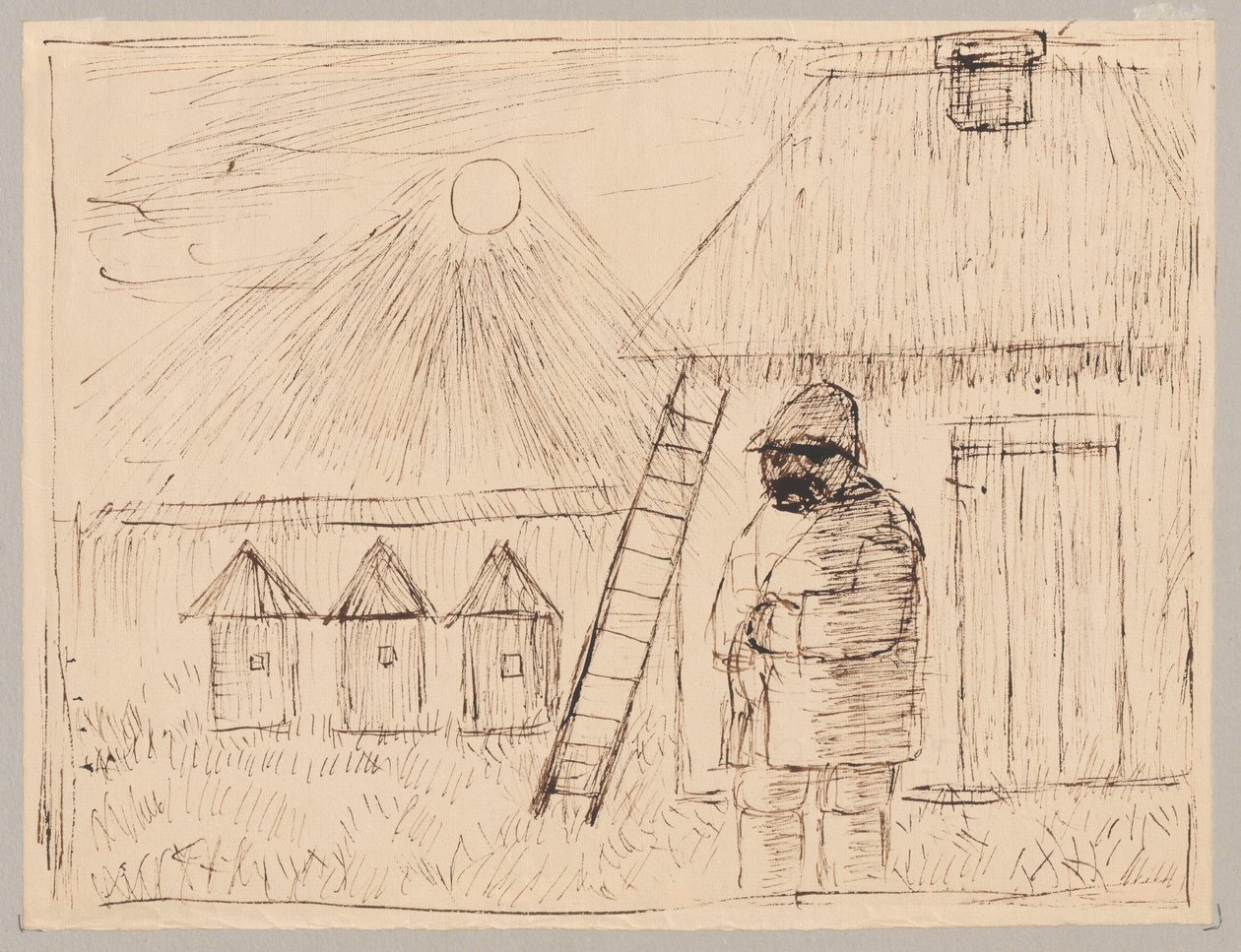 Imker door Tadeusz Makowski