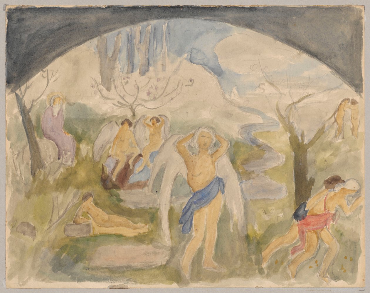 Het paradijs door Tadeusz Makowski