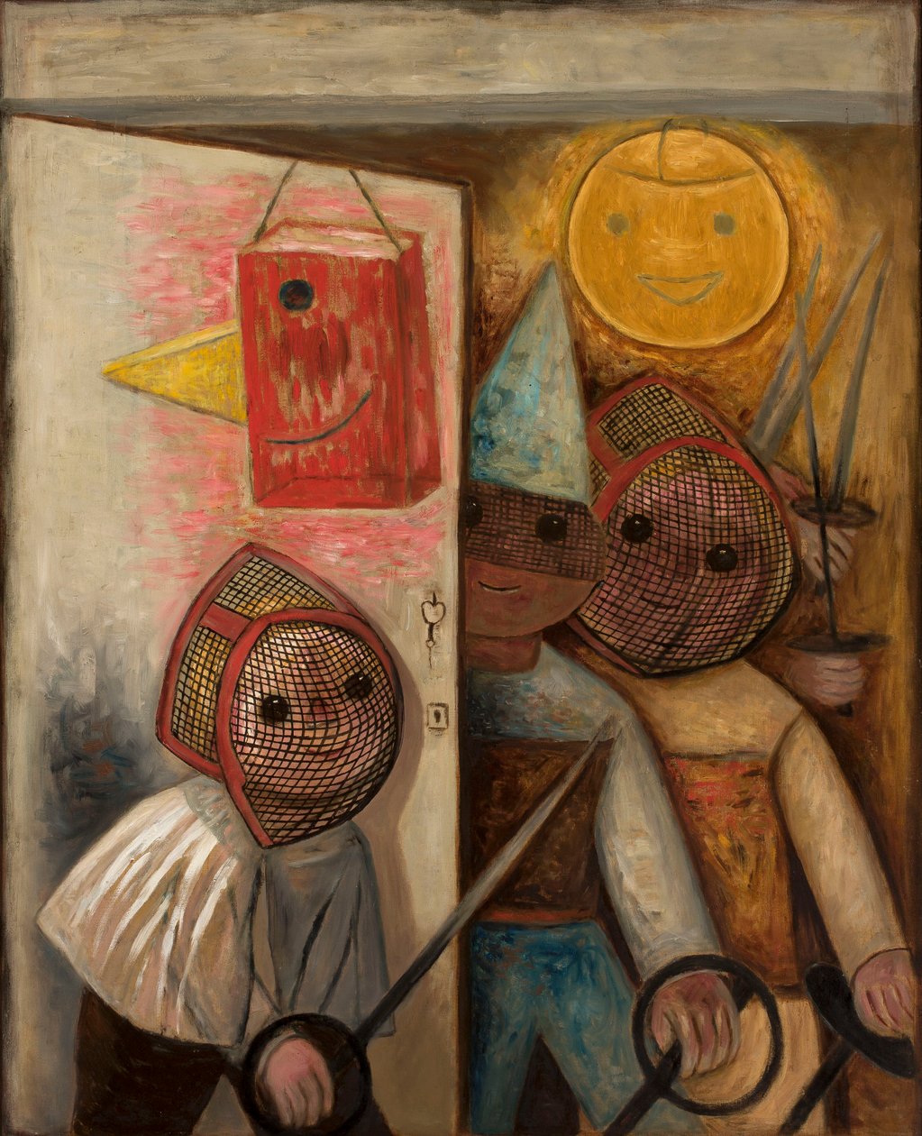 Schermers door Tadeusz Makowski