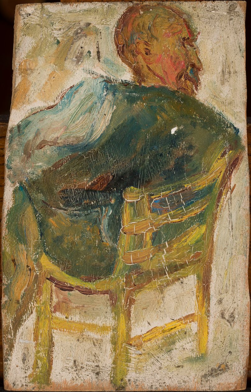 Skizze einer männlichen Figur door Tadeusz Makowski