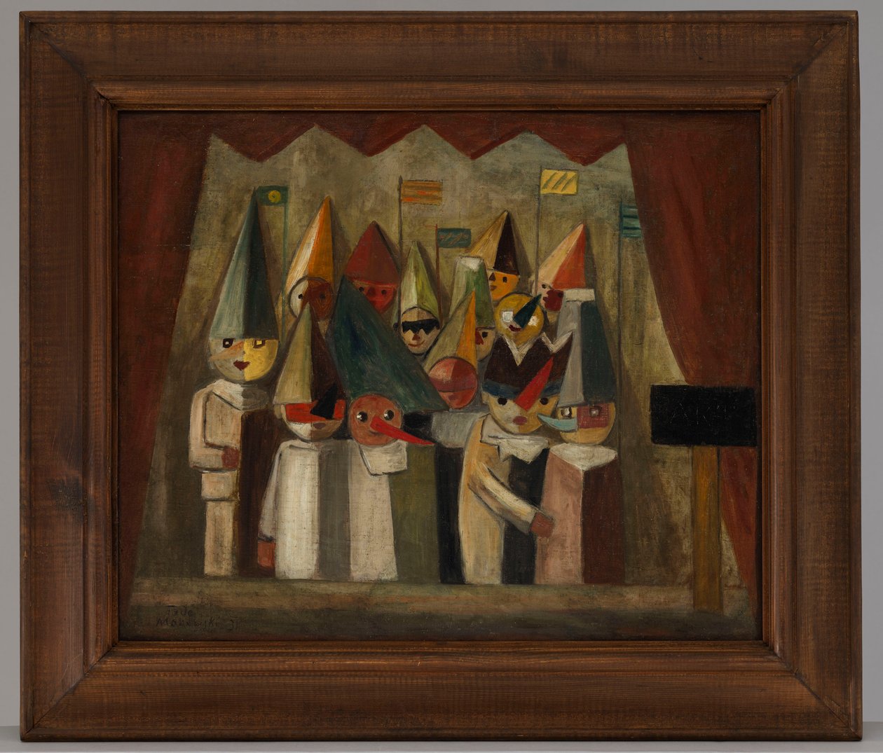 Kindertheater door Tadeusz Makowski