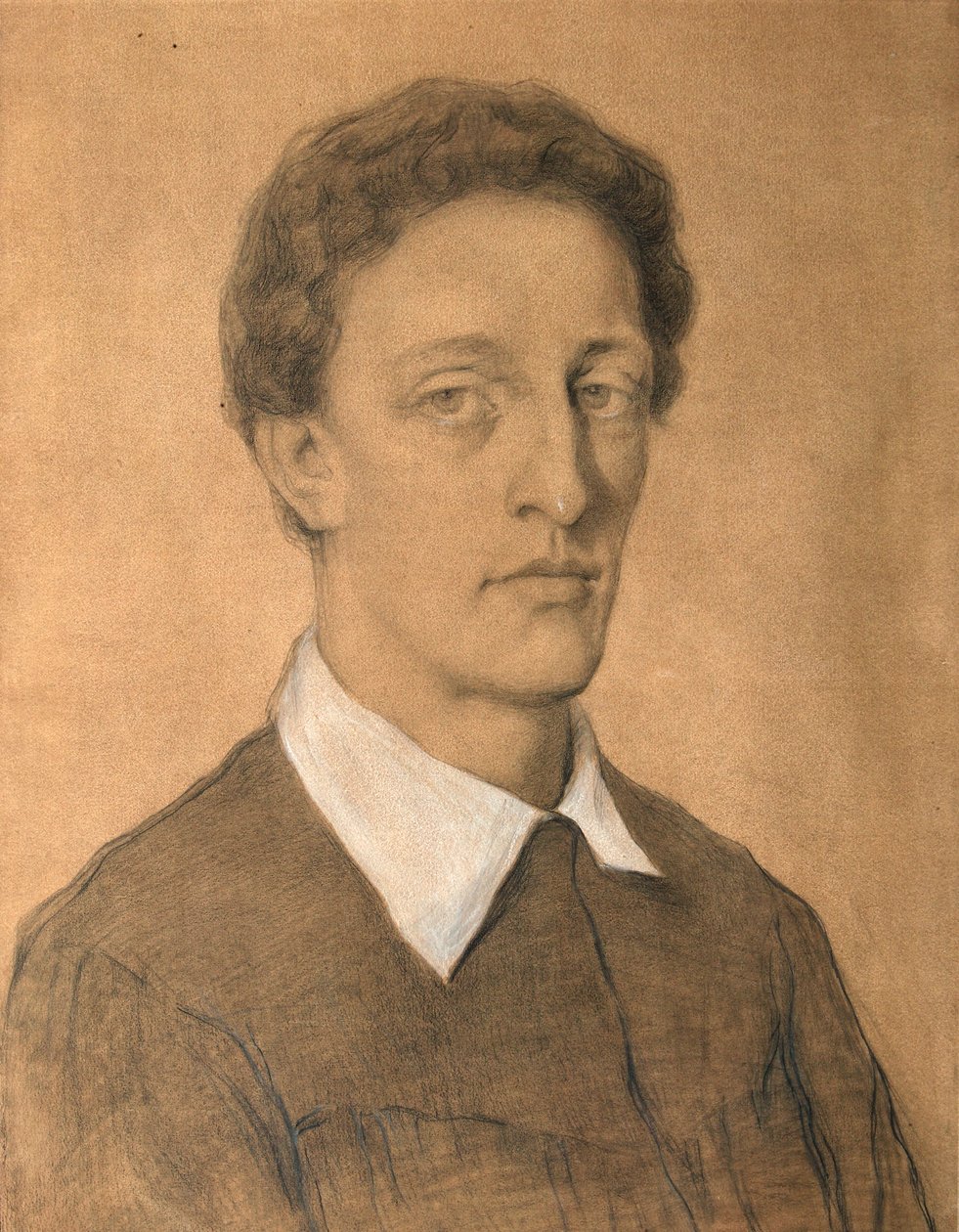 Portret van de dichter Alexander Blok, 1880-1921, 1906 door Tatyana Nikolaevna Gippius