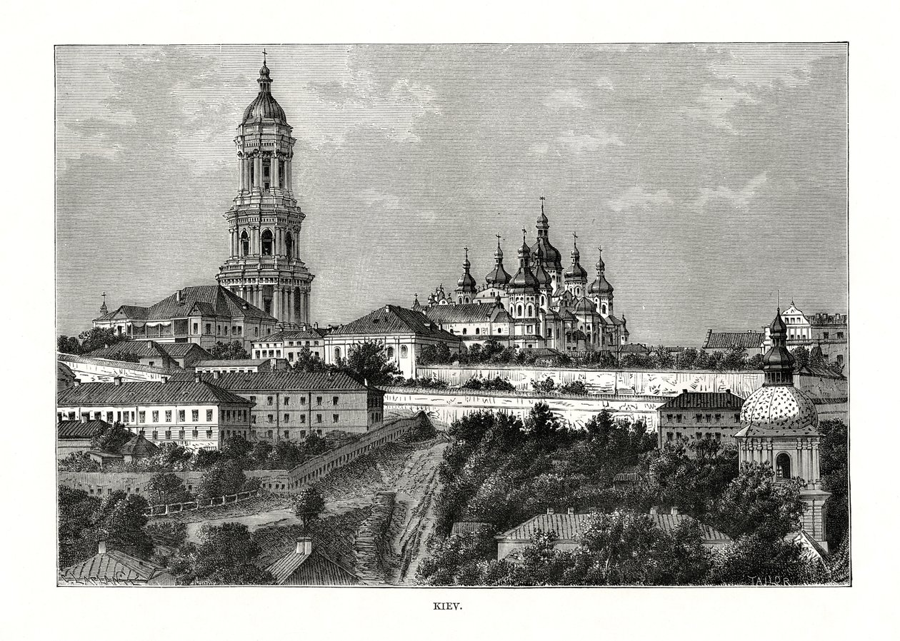 Kiev, Oekraïne, 1879 door Taylor