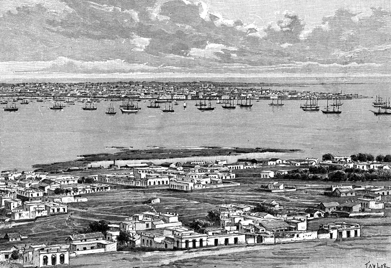Montevideo, Uruguay, 1895 door Taylor