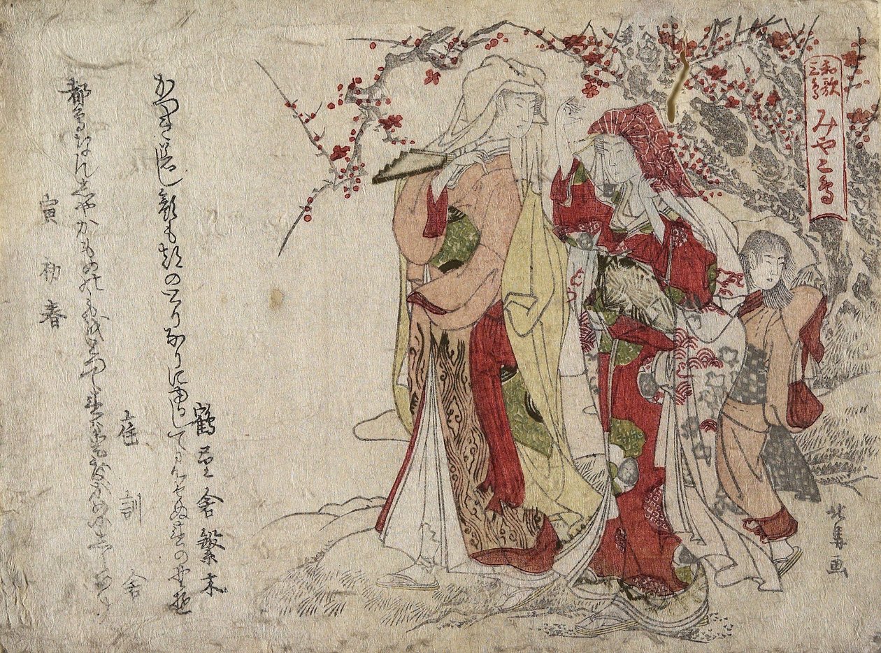 Meeuwen door Teisai Hokuba