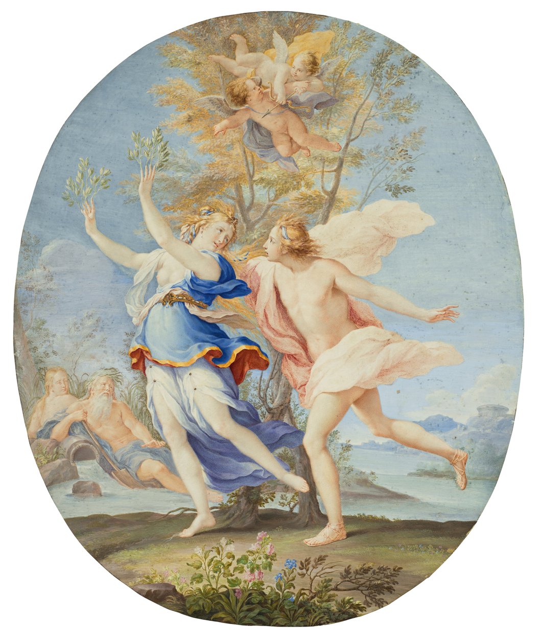 Apollo en Daphne door Teresa del Po