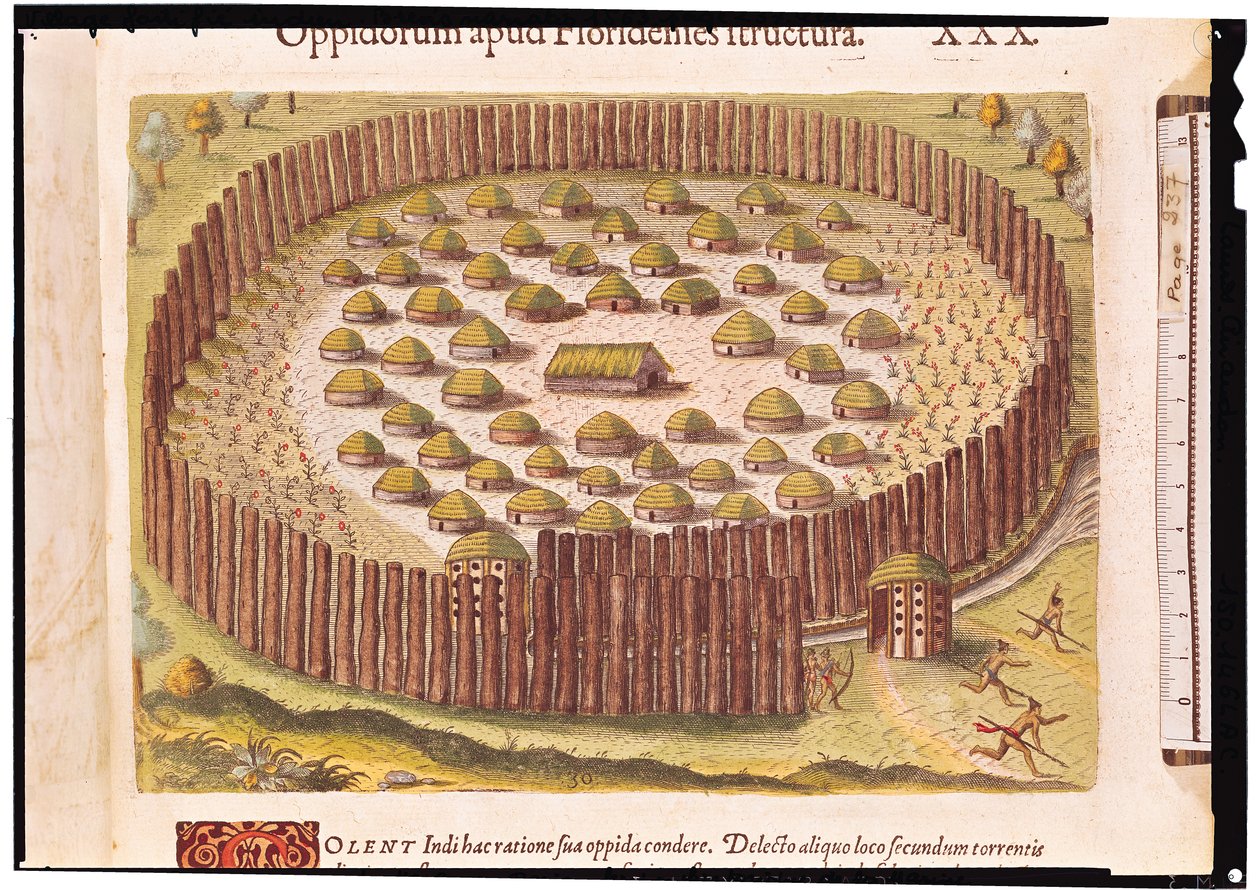 Versterkt Indiaans Dorp, uit 