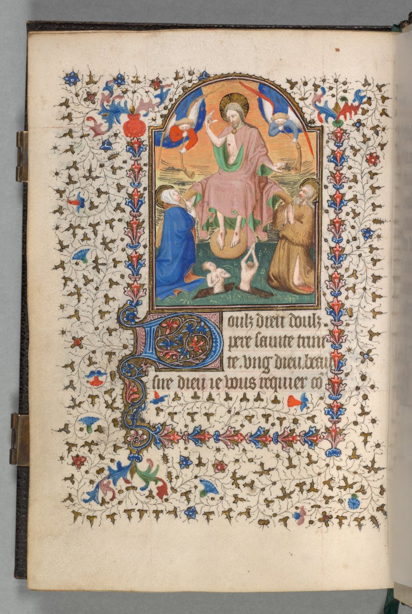 Getijdenboek (Gebruik van Parijs): Fol. 204v, Laatste Oordeel door The Bedford Master