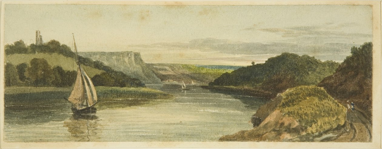 De Avon onder Sea Walls, ca. 1820 door The Rev. John Eagles