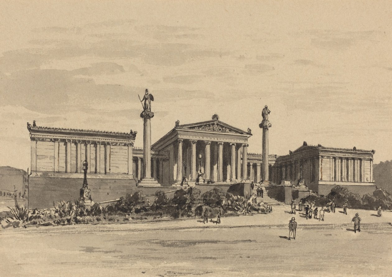 Academie door Themistocles Eckenbrecher