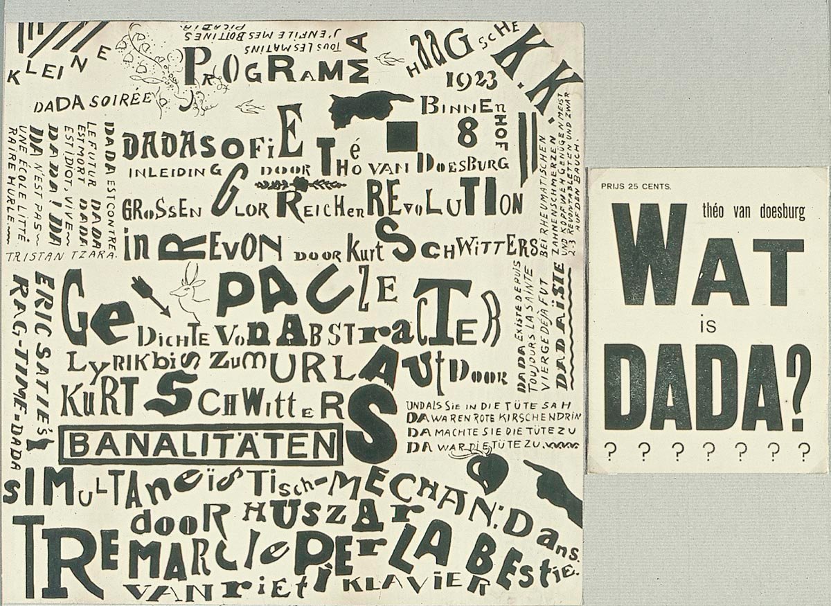Dada Tour in Nederland door Theo van Doesburg