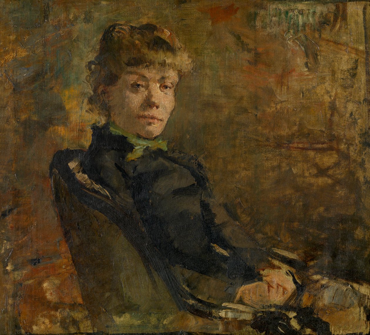 Mevrouw Constantin Meunier door Théo van Rysselberghe
