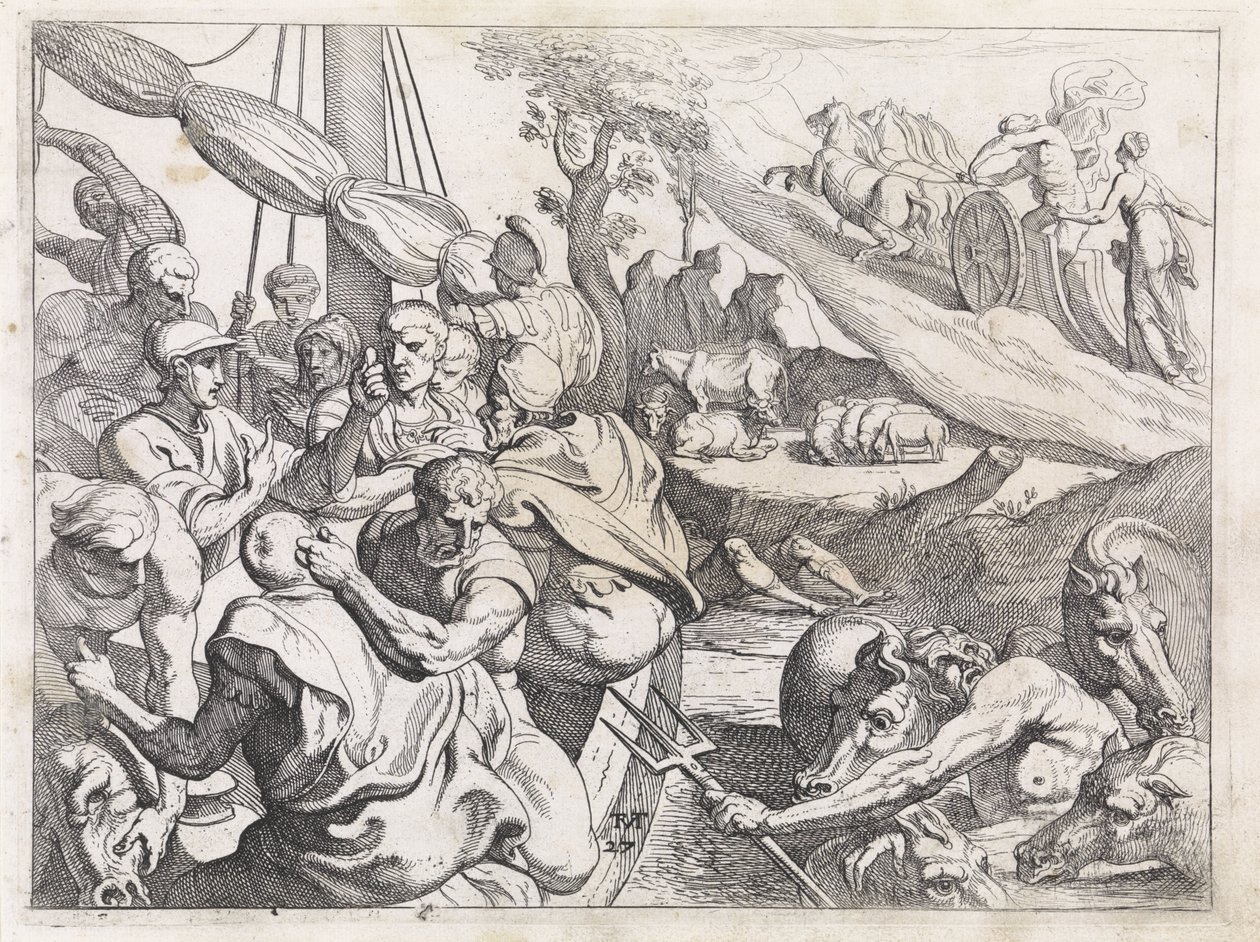 Runderen van Helios door Theodoor van Thulden