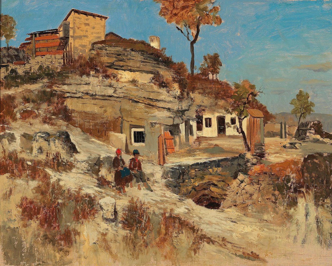 Zuidelijk Landschap door Theodor von Hormann