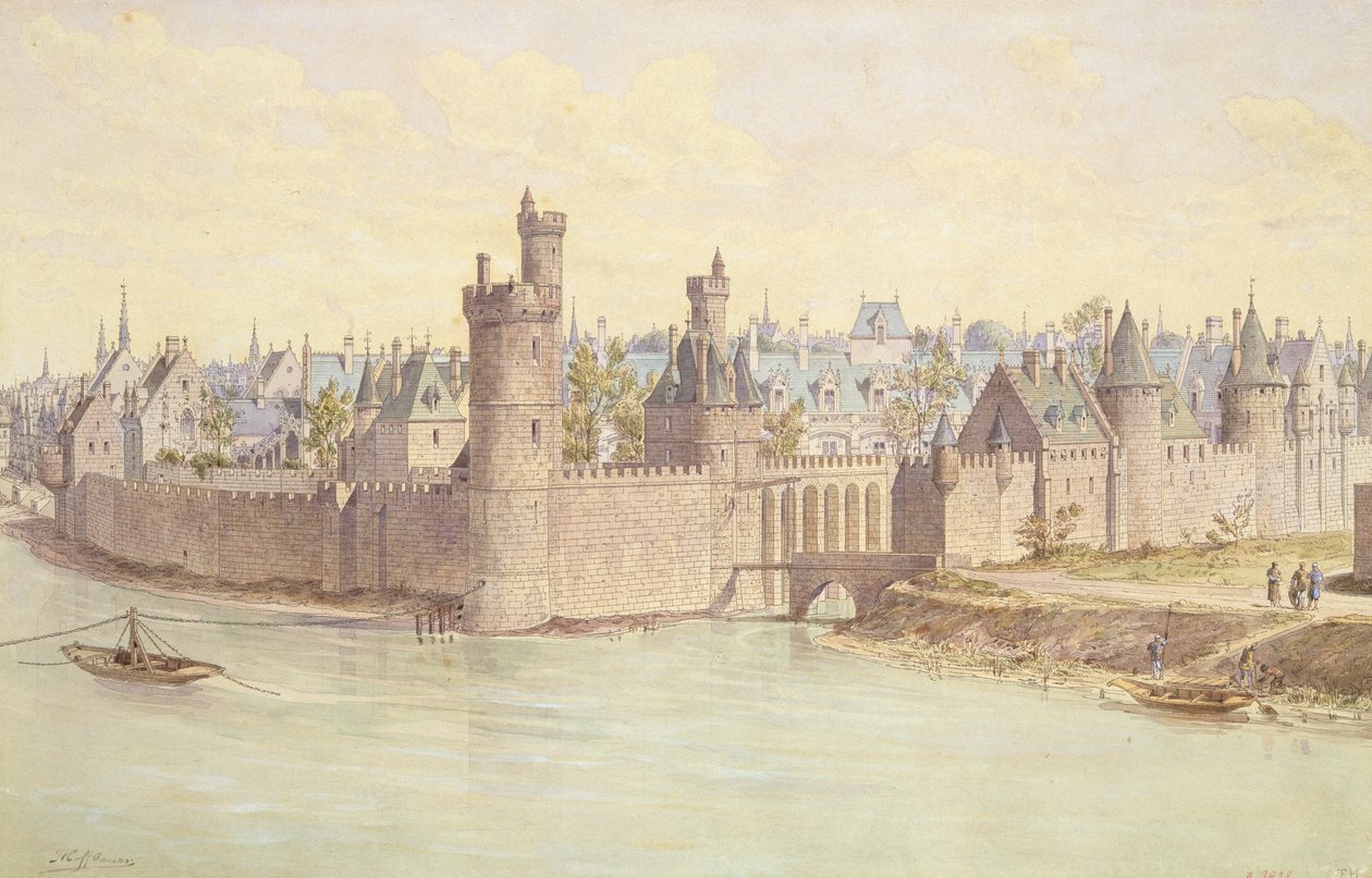 De Tour de Nesles door Theodor Josef Hubert Hoffbauer