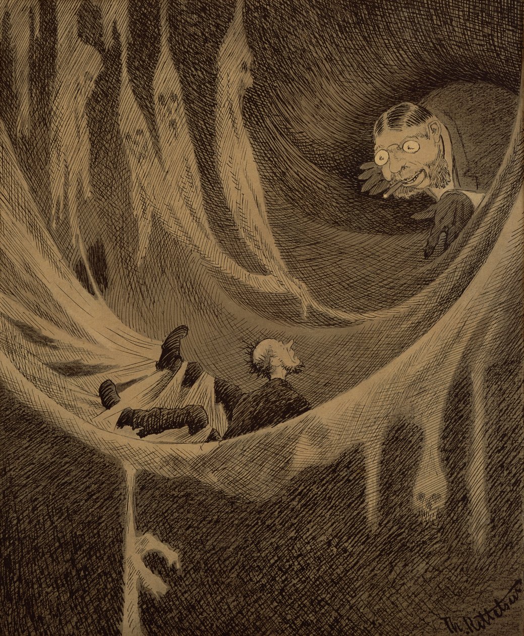 Op het web door Theodor Severin Kittelsen