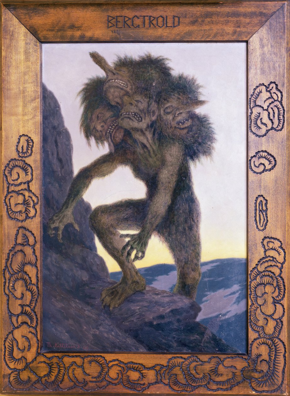 Bergtrol door Theodor Kittelsen
