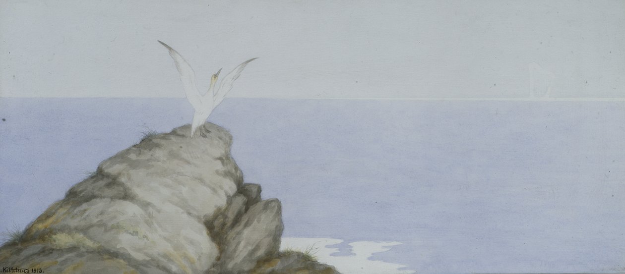 Zeevogel door Theodor Kittelsen