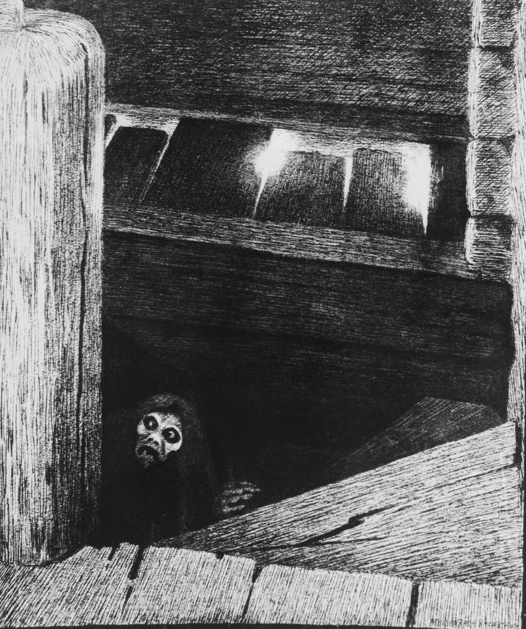 De Zwarte Dood door Theodor Kittelsen