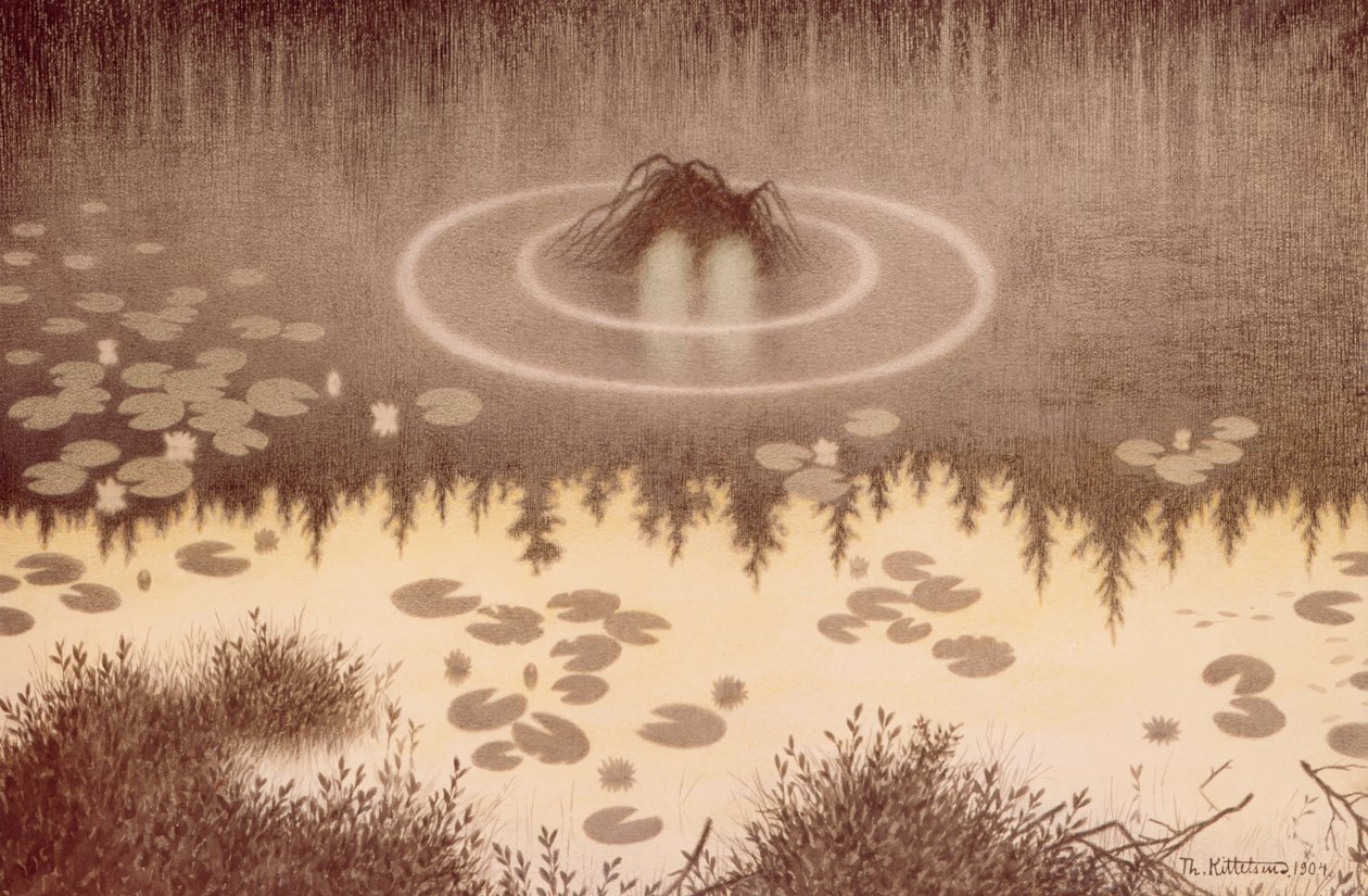 Waterspriet (Nokken) door Theodor Severin Kittelsen