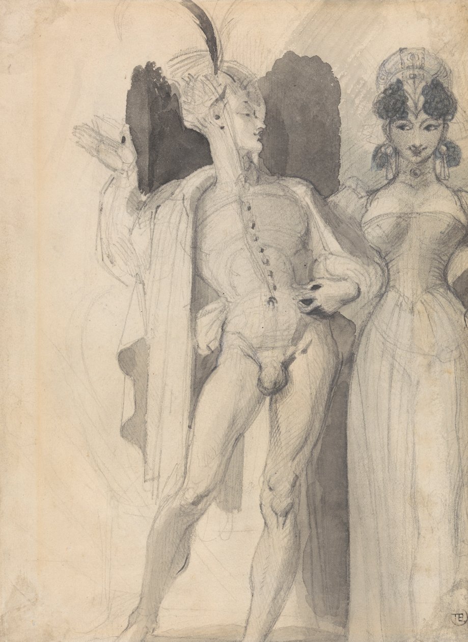 Faust en Margaretha door Theodor von Holst